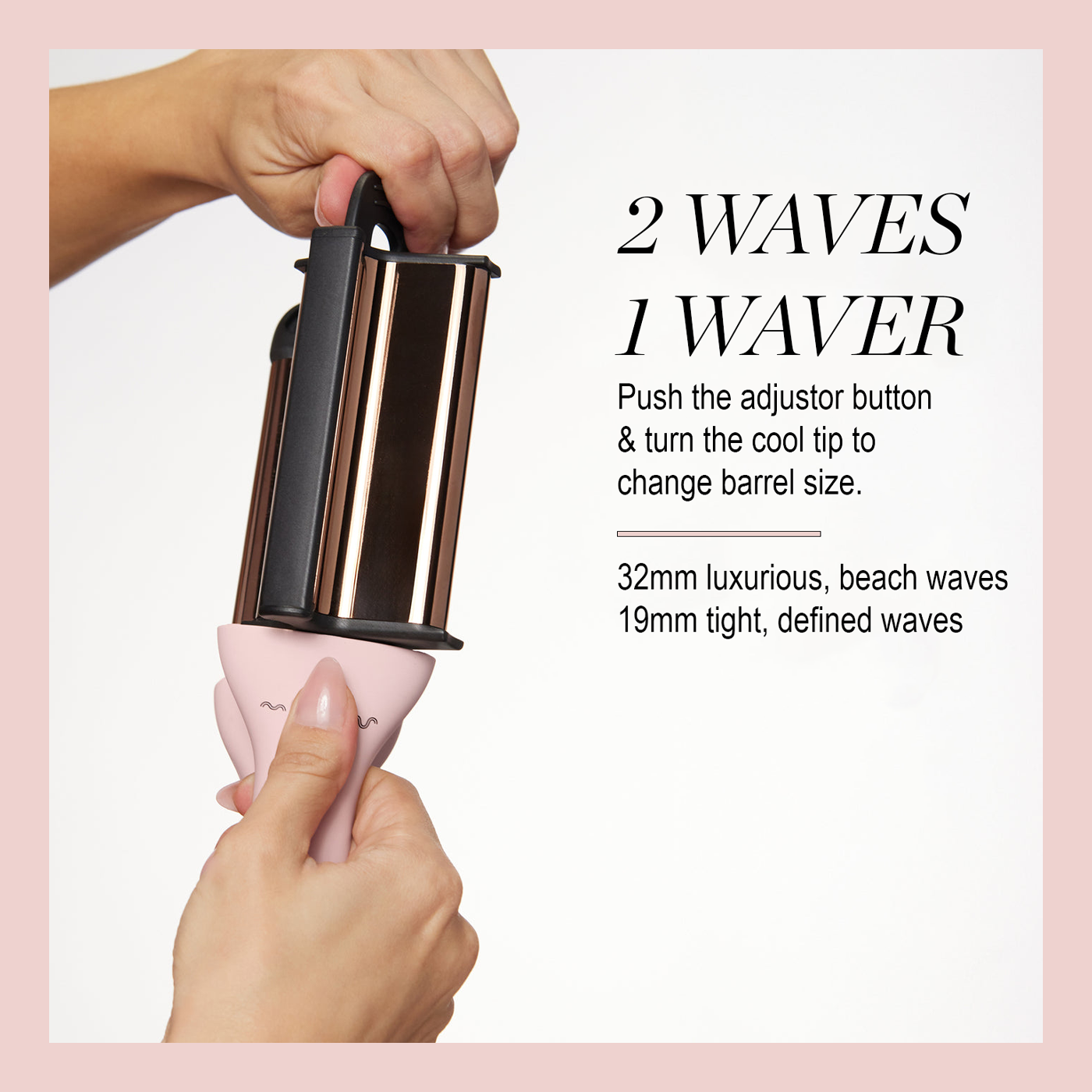 AuraWave S1 Pro Titanium Triple Barrel Waver