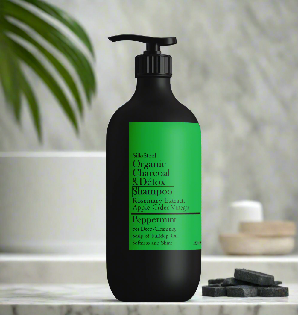 Organic Charcoal Tea Tree for Scalp Treatment Set