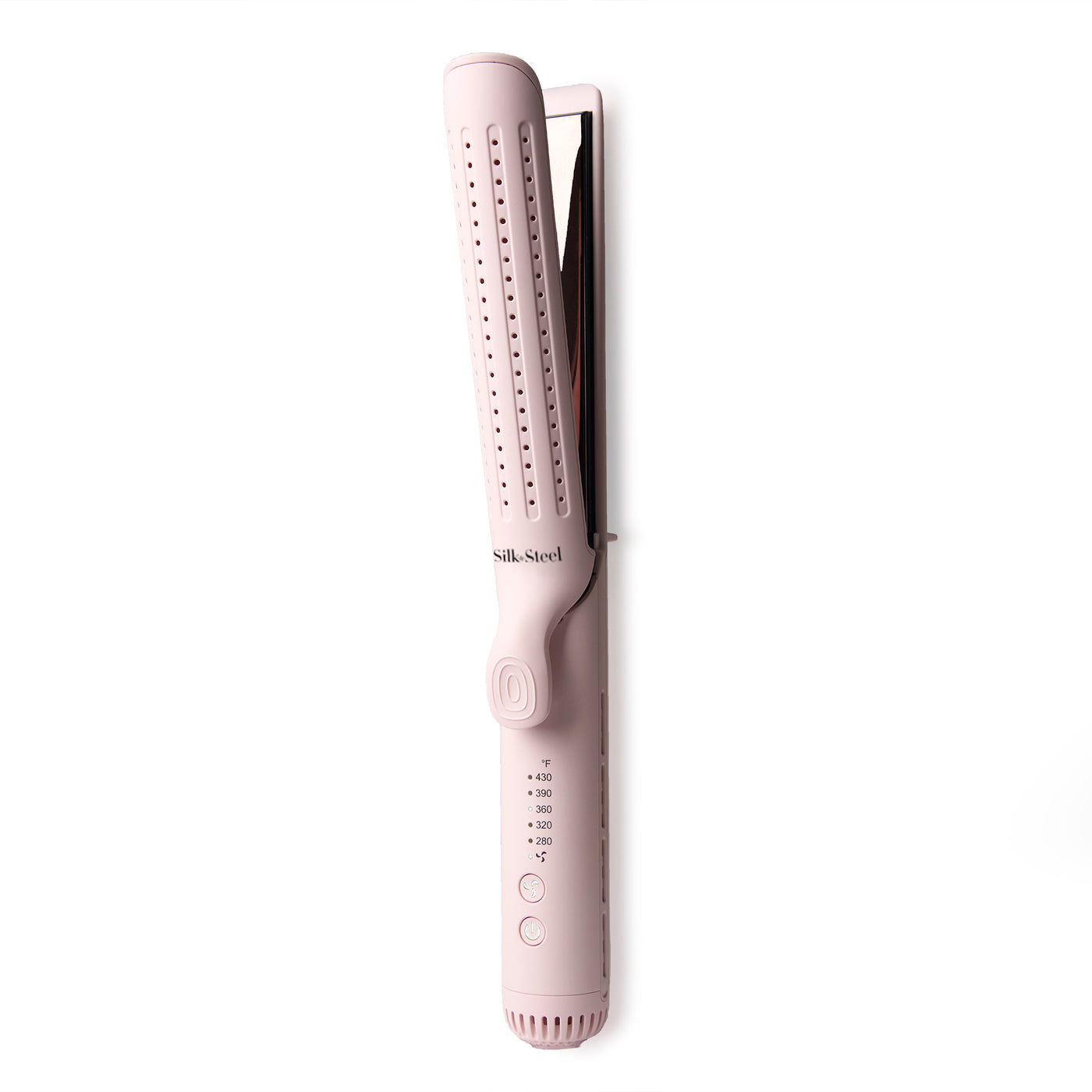 2-in-1 Curling Wand & Titanium Flat Iron Hair Straightener